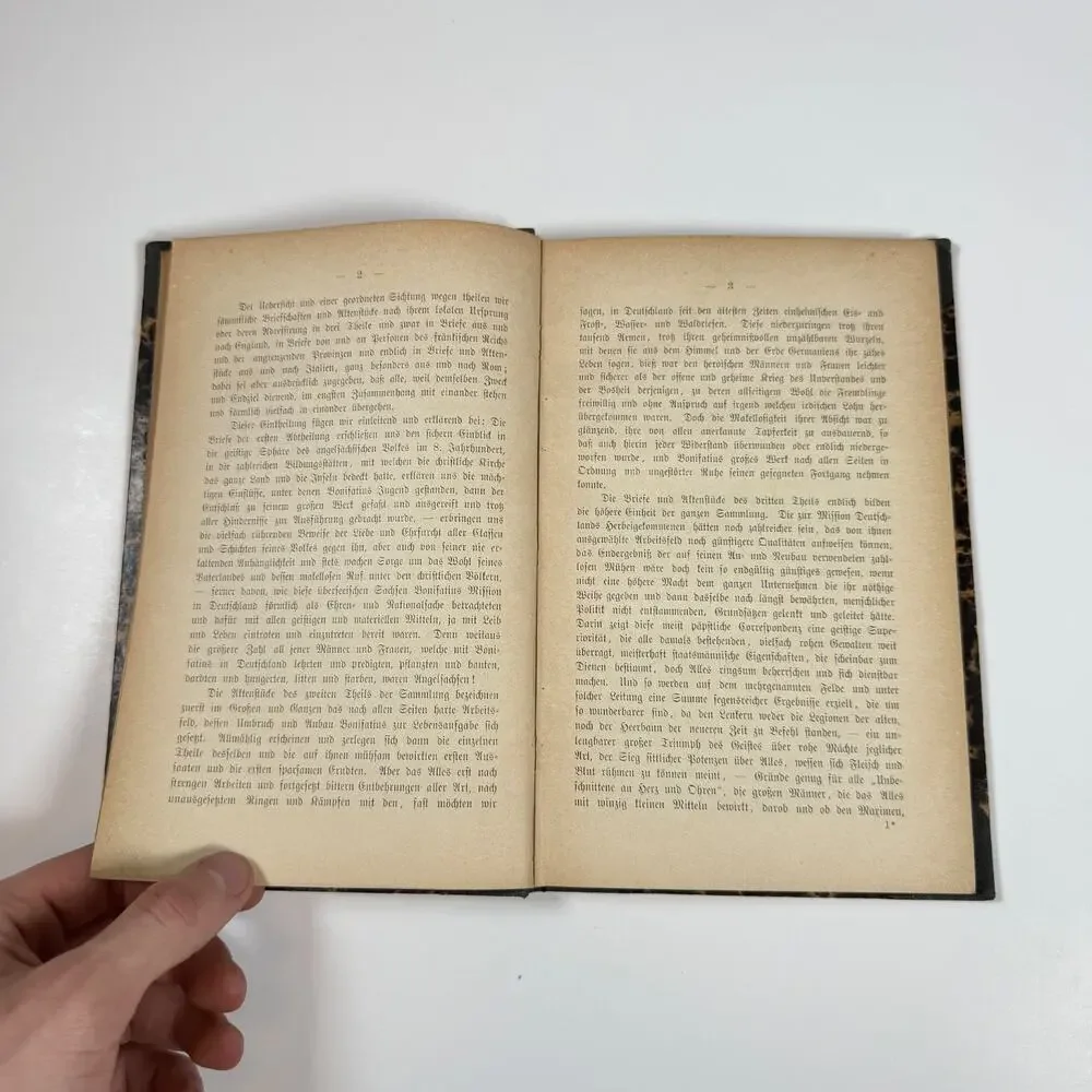 Die Bonifatianische Briefsammlung G Pfahler 1882 Antique Book Germany Language